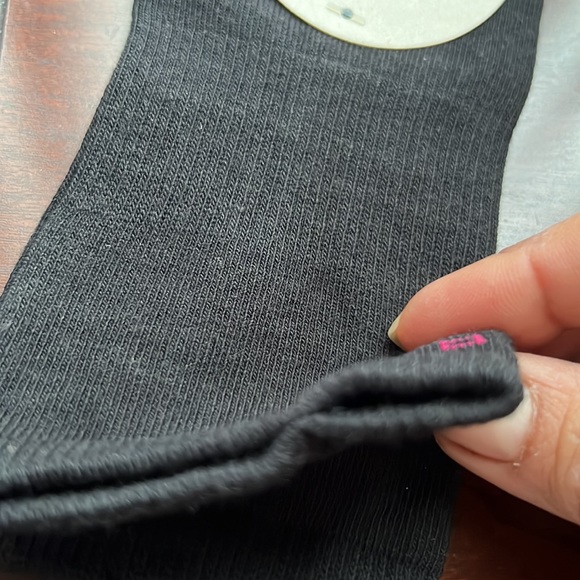 Tucketts BlackToeless Non Slip Grip Ballerina Ballet style Socks NEW - Picture 8 of 8